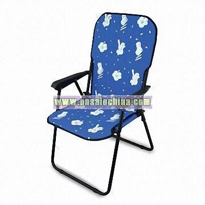 Folding Chair with Hawaiian Print