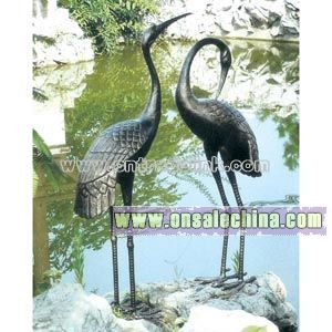 Garden Crane Decoration