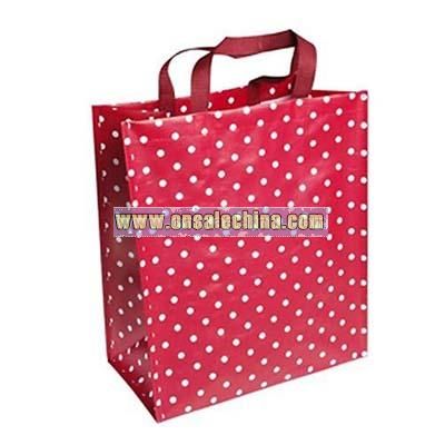 Red Spotty Reusable Shopper Bag