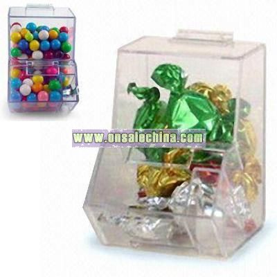 Double Candy Shop Container with Spoon