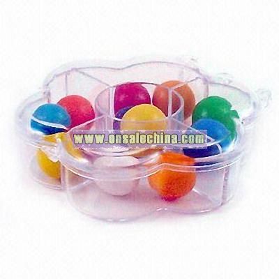 Flower-shaped Candy Container with Partition
