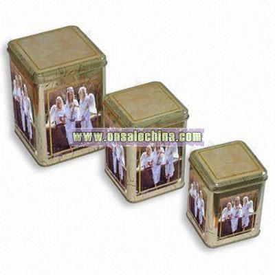 Tin Cookies Packing Boxes