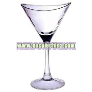 Wave martini glass