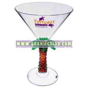 Tall martini glass
