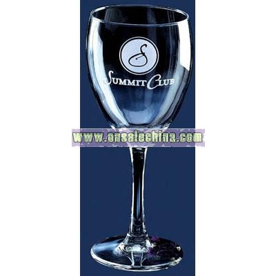 Stemmed goblet glass