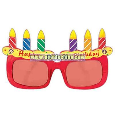 Birthday cake shaped sunglasses