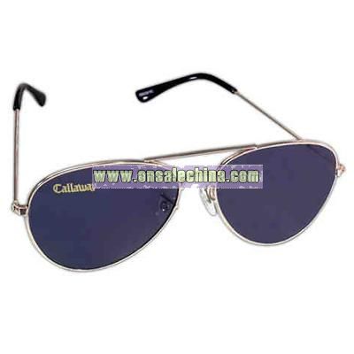 Men's metal aviator sunglasses