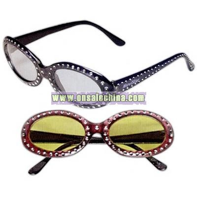Hollywood style plastic sunglasses