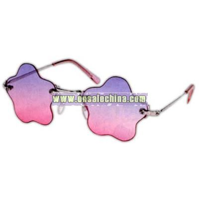 Children's flower-star shaped sunglasses