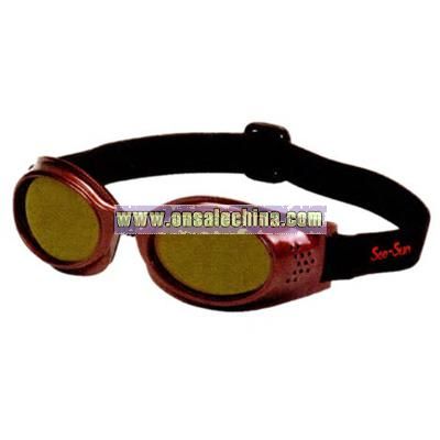 Rubberized frames goggles