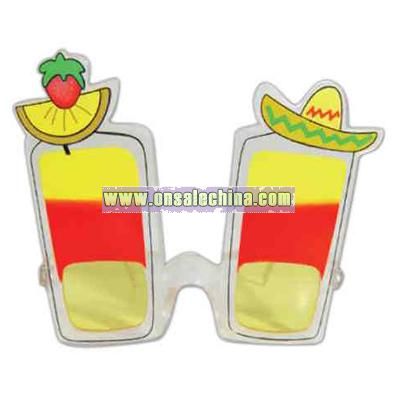 Fiesta glass shaped sunglasses