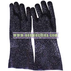 Black PVC Fully Coated Glove
