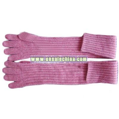 Cashmere Long Gloves