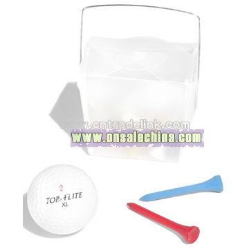 Golf Balls and Tees - Take Out Box