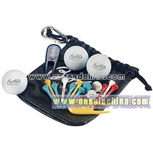 Putter's Pouch with Nike NDX Heat Golf Balls