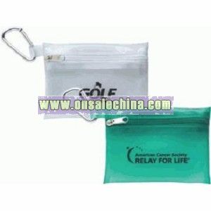 Zip Pouch with Carabiner
