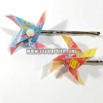 Pinwheel Hairpins