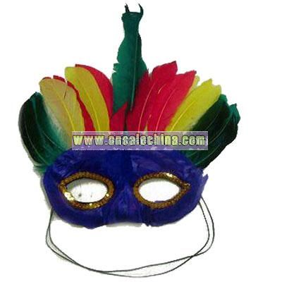 Feather Costume Mask
