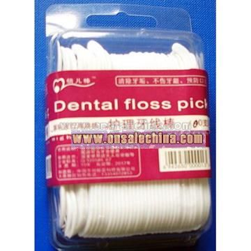 Dental floss stick