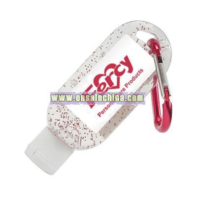 50ml Hand Sanitizer with Carabiner and Colour Beads