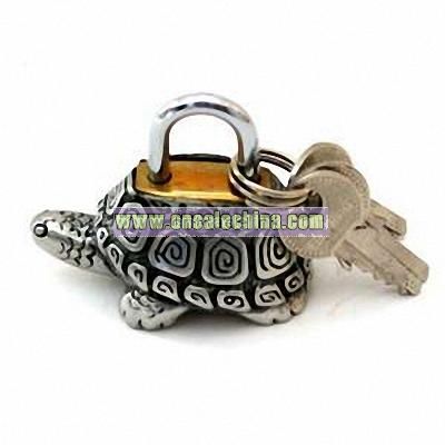 Pewter Turtle Mini Lock