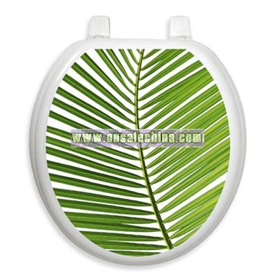 Palm Frond Round Decorative Applique