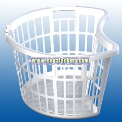 Double Load Hip-Hugging Laundry Basket