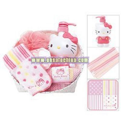 Hello Kitty Bath Gift Set