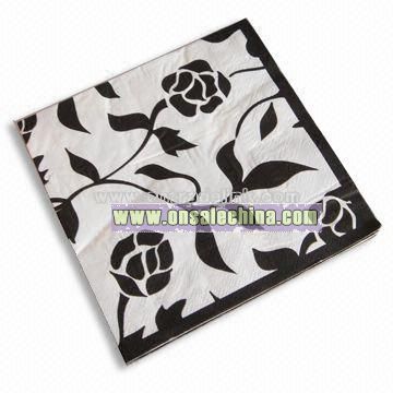 Promotional Printed Napkin/Tissue with Non-toxic Ink Printing