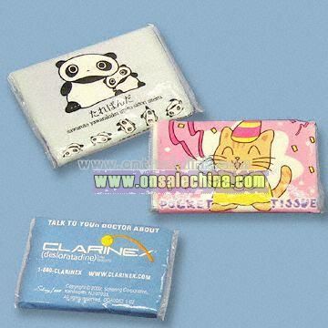 Japanese Cartoon-Themed Pocket Handkerchief