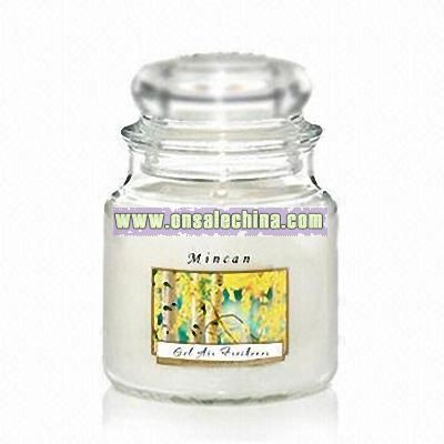 Room Gel Air Freshener in Clear Apothecary Jar