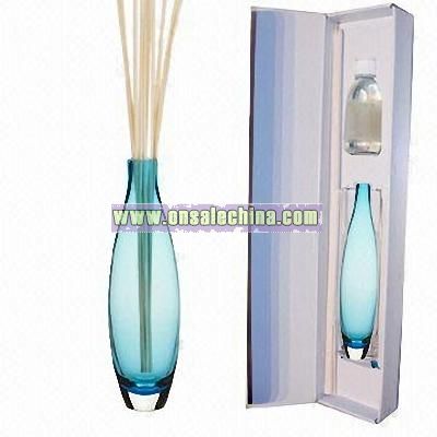 Fragrance Diffuser Set with Vase and Natural Reeds
