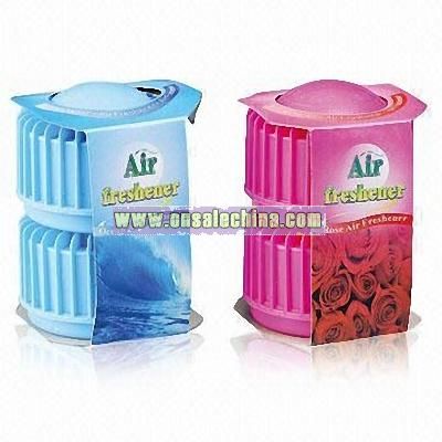 Transparent Gel Air Freshener with Plastic Can