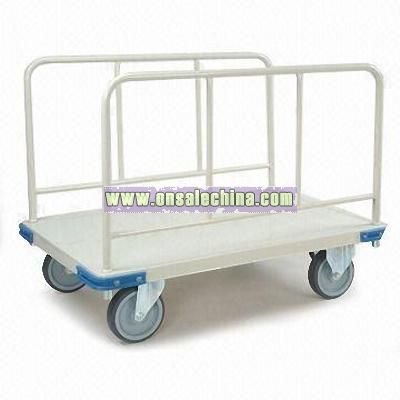 Hand Truck with Side Rail and Powder Coating
