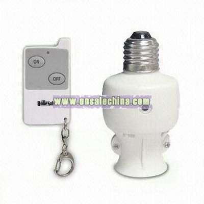 Lamp Holder with Wireless Remote Control and Low Power Consumption