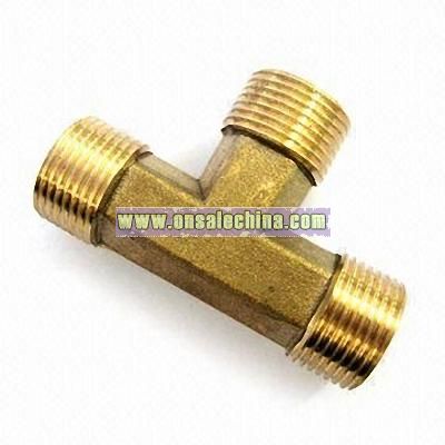 Brass Pipe Fitting with NPT Thread