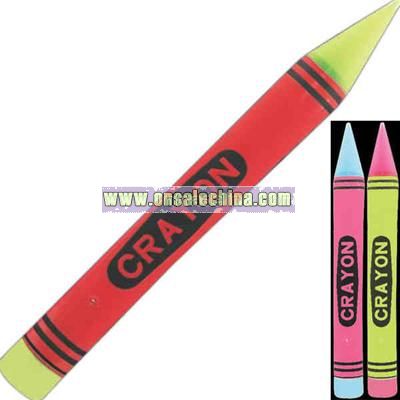 Neon crayon inflatable