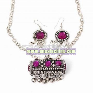 Fashion Necklace and Earrings Set
