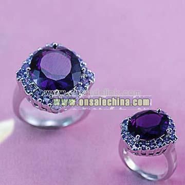 925 Silver Ring Whith CZ Stone