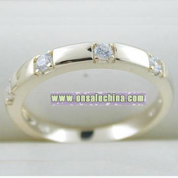 Fine Gold Jewelry-10k Gold Zircon Ring