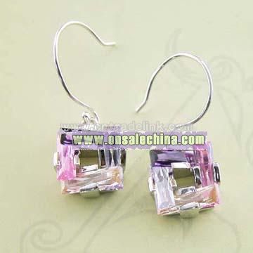 Color CZ Earring