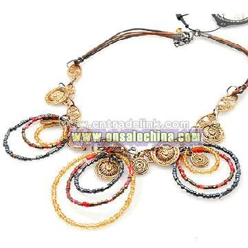 Alloy Beads Necklace