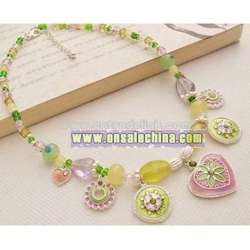 Spring Blooming Charm Necklace