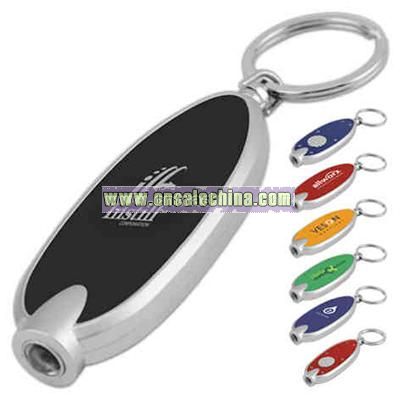Oval LED squeeze key light