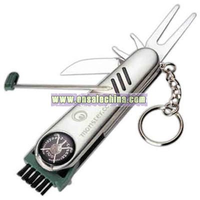 Seven function golf tool