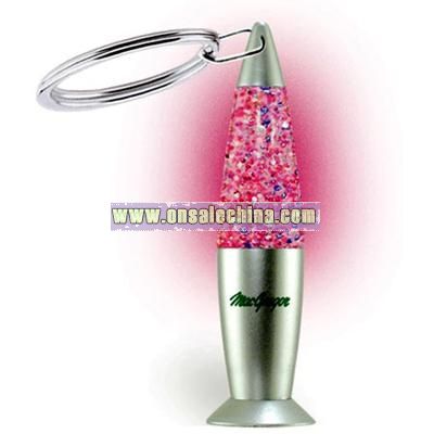 Glitter Lamp Keychain