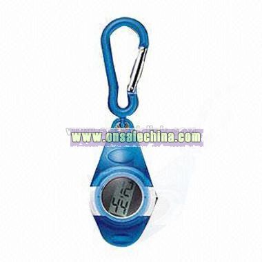 Keychain/Clip Watch with Vertical LCD Module