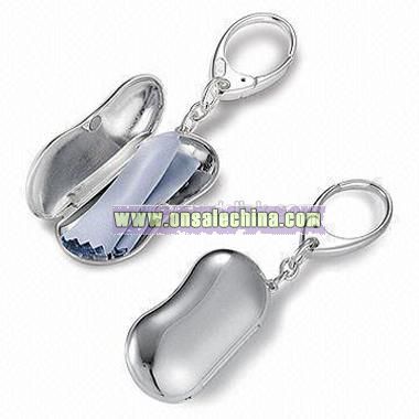 Keychain with Spectacles Cleaning Cloth Box