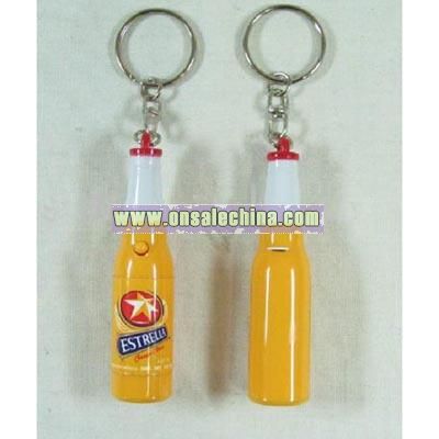 Projector Keychain with Beer Bottle Shape