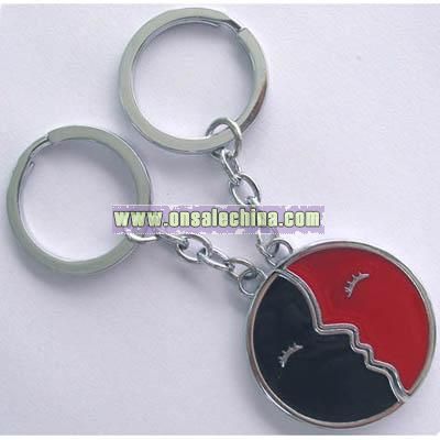 Key Chain with Lover Charms